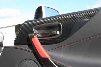 Lexus LFA:Karbon-Optik auch im Innenraum.