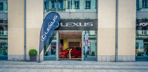 Lexus-Pop-up-Store in Chemnitz.