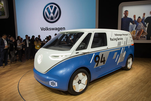 Los Angeles 2018: Volkswagen ID Buzz Cargo.
