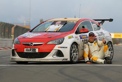 Mario Merten und sein Opel Astra OPC Cup.