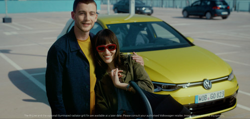 Marketingkampagne für den Volkswagen Golf.