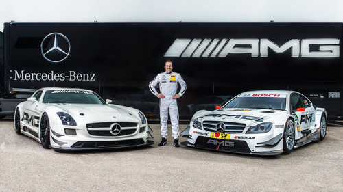 Maximilian Götz: Aufstieg aus dem AMG-Kunden-Sportprogramm in die DTM - vom Mercedes-Benz SLS AMG GT3 in den Mercedes-AMG C 63 DTM.
