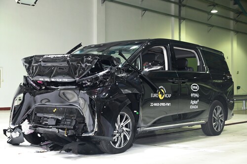 Maxus Mifa 9 im Euro-NCAP-Crashtest.