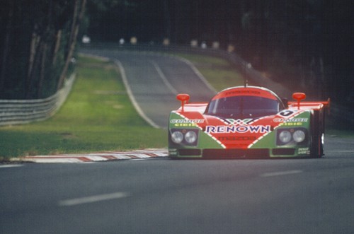 Mazda 787B beim 24-Stunden-Rennen von Le Mans 1991.