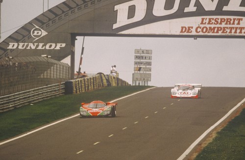 Mazda 787B beim 24-Stunden-Rennen von Le Mans 1991.