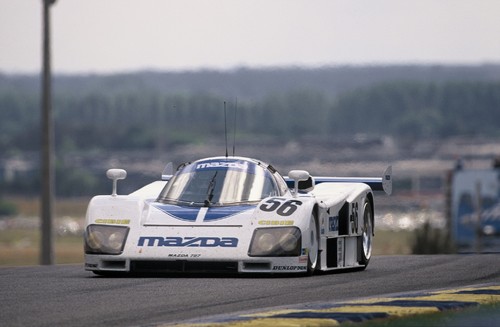 Mazda 787B beim Le-Mans-Rennen 1991.