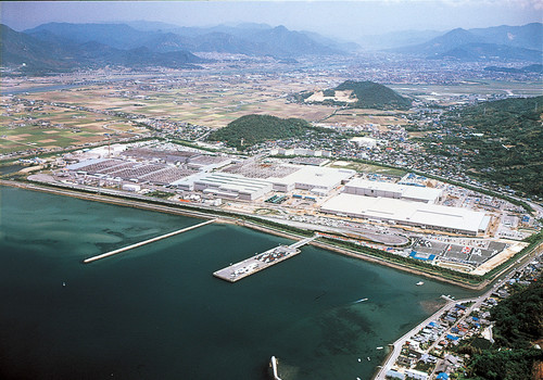 Mazda-Werk Hofu in Nishiura.