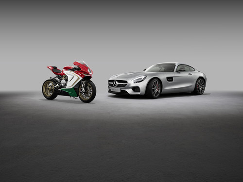 Mercedes-AMG und MV Agusta geben Kooperation bekannt. 