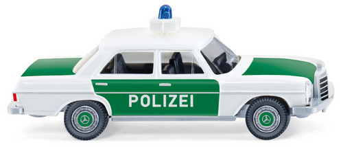 Mercedes-Benz 200/8 von Wiking als Polizeifahrzeug.