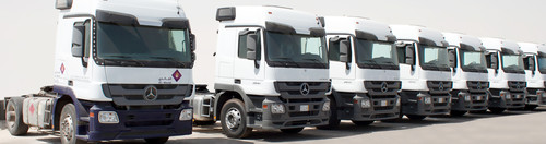 Mercedes-Benz Actros von Al Khaldi Transport aus Saudi-Arabien.