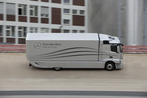 Mercedes-Benz Aerodynamics Truck.