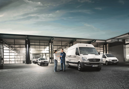 Mercedes-Benz bietet auch für gebrauchte Transporter eine Garantie.