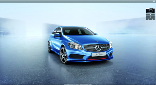 Mercedes-Benz bietet einen neuen Fahrzeugkonfigurator und eine neue AMG-Webseite.