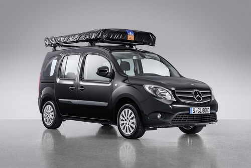 Mercedes-Benz Citan mit Dachzelt von 3Dog Camping.