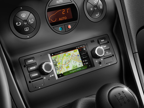 Mercedes-Benz Citan mit Navigationssystem. 