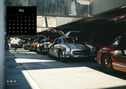 Mercedes-Benz Classic Kalender 2019.