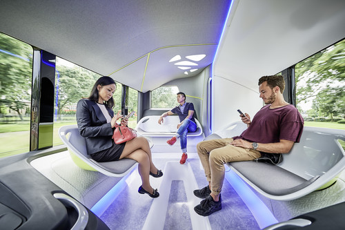 Mercedes-Benz Future Bus mit City-Pilot.