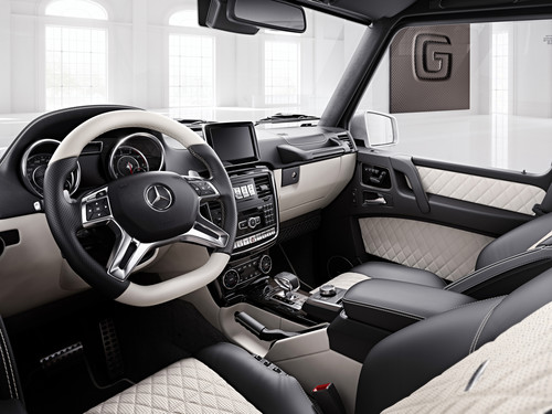 Mercedes-Benz G-Klasse mit „Designo manufaktur“-Elementen.
