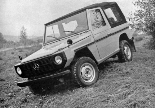 Mercedes-Benz G-Klasse offen (1975). 