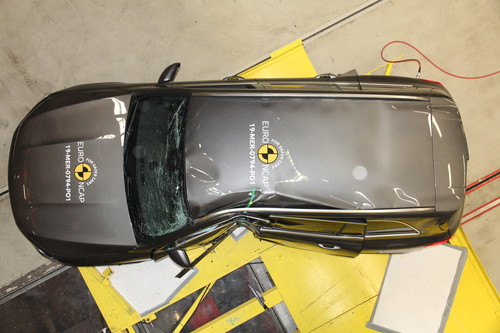Mercedes-Benz GLB im Euro-NCAP-Crashtest.