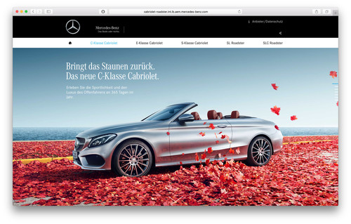 Mercedes-Benz-Kampagne.