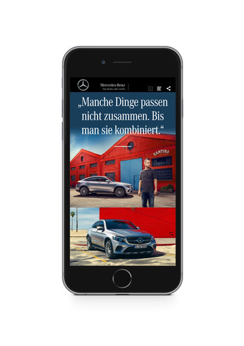 Mercedes-Benz-Kampagne Dabiz Munoz für das GLC Coupé.