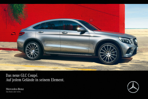 Mercedes-Benz-Kampagne für das GLC Coupé.