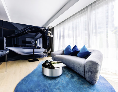 „Mercedes-Benz Living @ Fraser“-Apartment in Singapur.