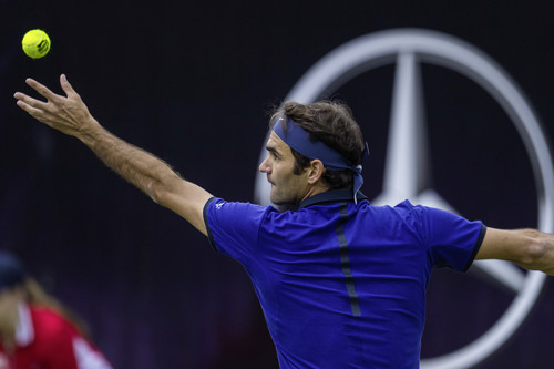 Mercedes-Benz-Markenbotschafter Roger Federer.
