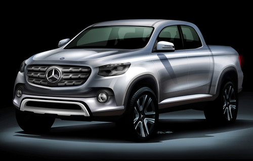 Mercedes-Benz-Pick-up-Studie, erstes Bild von 2015.