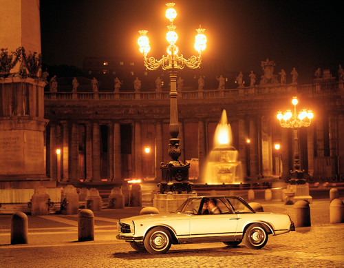 Mercedes-Benz SL: Mercedes-Benz SL (W 113, 1963 bis 1971) in Paris.
