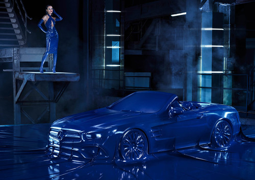 Mercedes-Benz SL und die Mode: Natascha Poly.