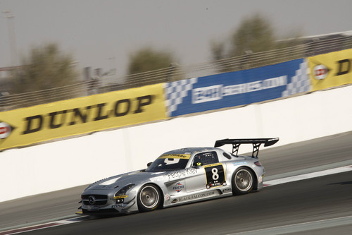 Mercedes-Benz SLS AMG GT3 beim 24-Stunden-Rennen von Dubai.