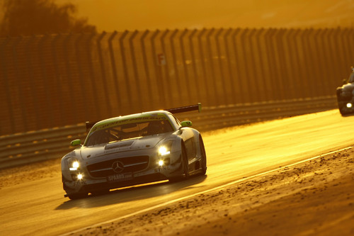 Mercedes-Benz SLS AMG GT3 beim 24-Stunden-Rennen von Dubai.