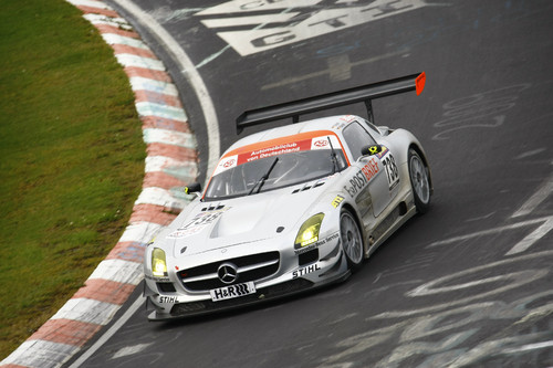 Mercedes-Benz SLS AMG GT3 beim 9. VLN-Lauf auf dem Nürburgring