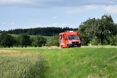 Mercedes-Benz Sprinter als erste mobile Bankfiliale der Kreissparkasse Göppingen.