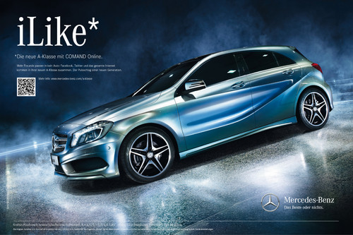 Mercedes-Benz startet eine groß angelegte Kampagne zur Markteinführung der neuen A-Klasse.