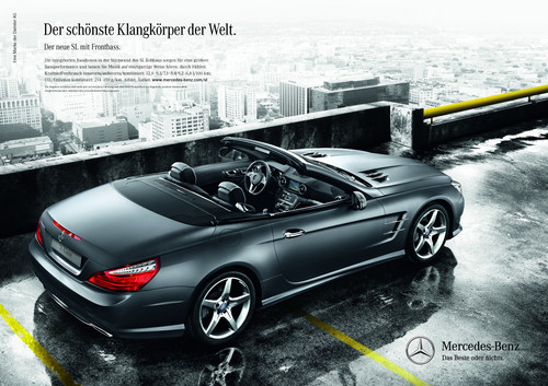 Mercedes-Benz startet Kampagne für den neuen SL Roadster.
