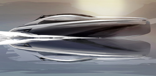 Mercedes-Benz Style und Silver Arrows Marine entwerfen 14 Meter lange Yacht.