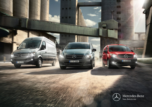 Mercedes-Benz-Transporter Sprinter, Vito und Citan.