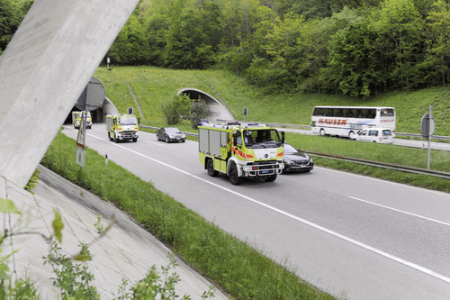 Mercedes-Benz Unimog U 20 wurde jetzt an die Feuerwehren im Schweizer Kanton Tessin übergeben.