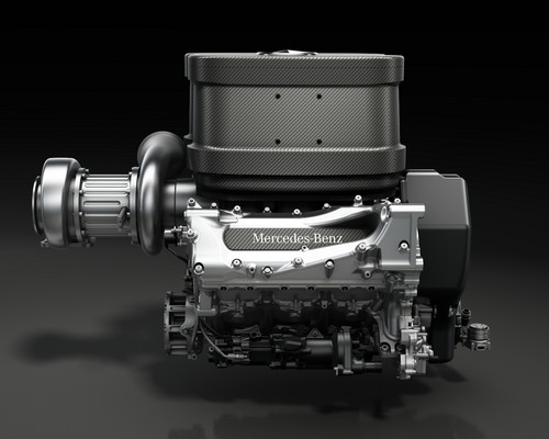 Mercedes-Benz-V6-Motor für die Formel 1.