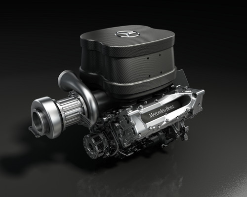 Mercedes-Benz-V6-Motor für die Formel 1.
