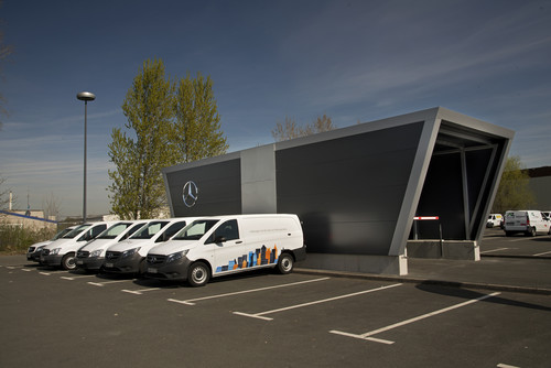 Mercedes-Benz Vans entwickelt Betreiberkonzept für Parkflächen.