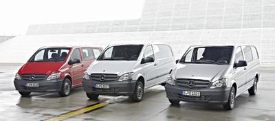 Mercedes-Benz Vito Kombi, Kastenwagen, Mixto (von links).