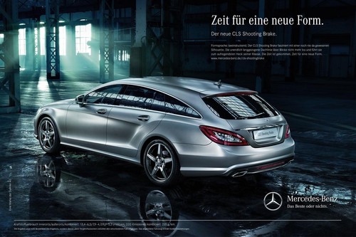 Mercedes-Benz-Werbekampagne zum CLS Shooting Brake.