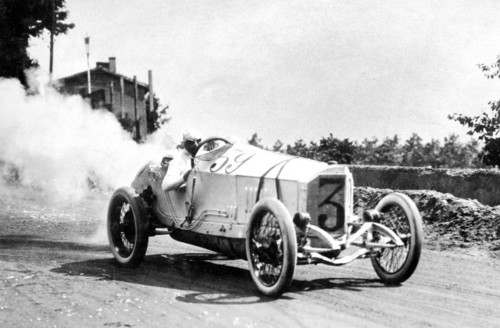 Mercedes-Grand-Prix-Rennwagen von 1914.