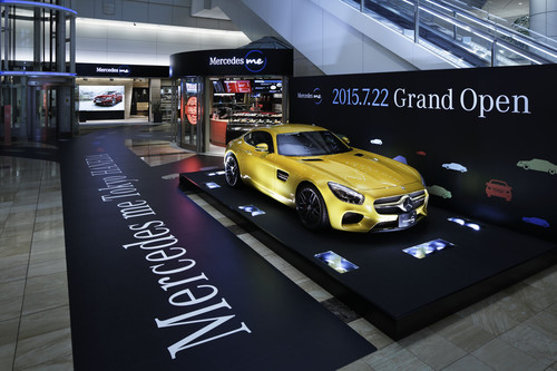  „Mercedes me Store“ im Flughafen Tokio-Haneda.