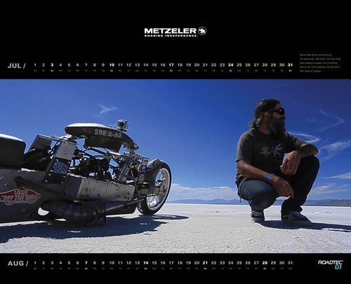 Metzeler-Kalender 2016: „Take the Road“.