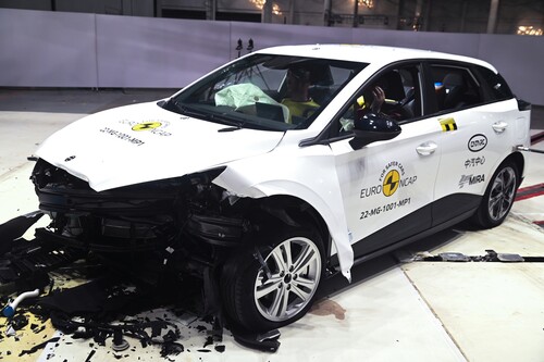 MG 4 Electric im Euro-NCAP-Crashtest.